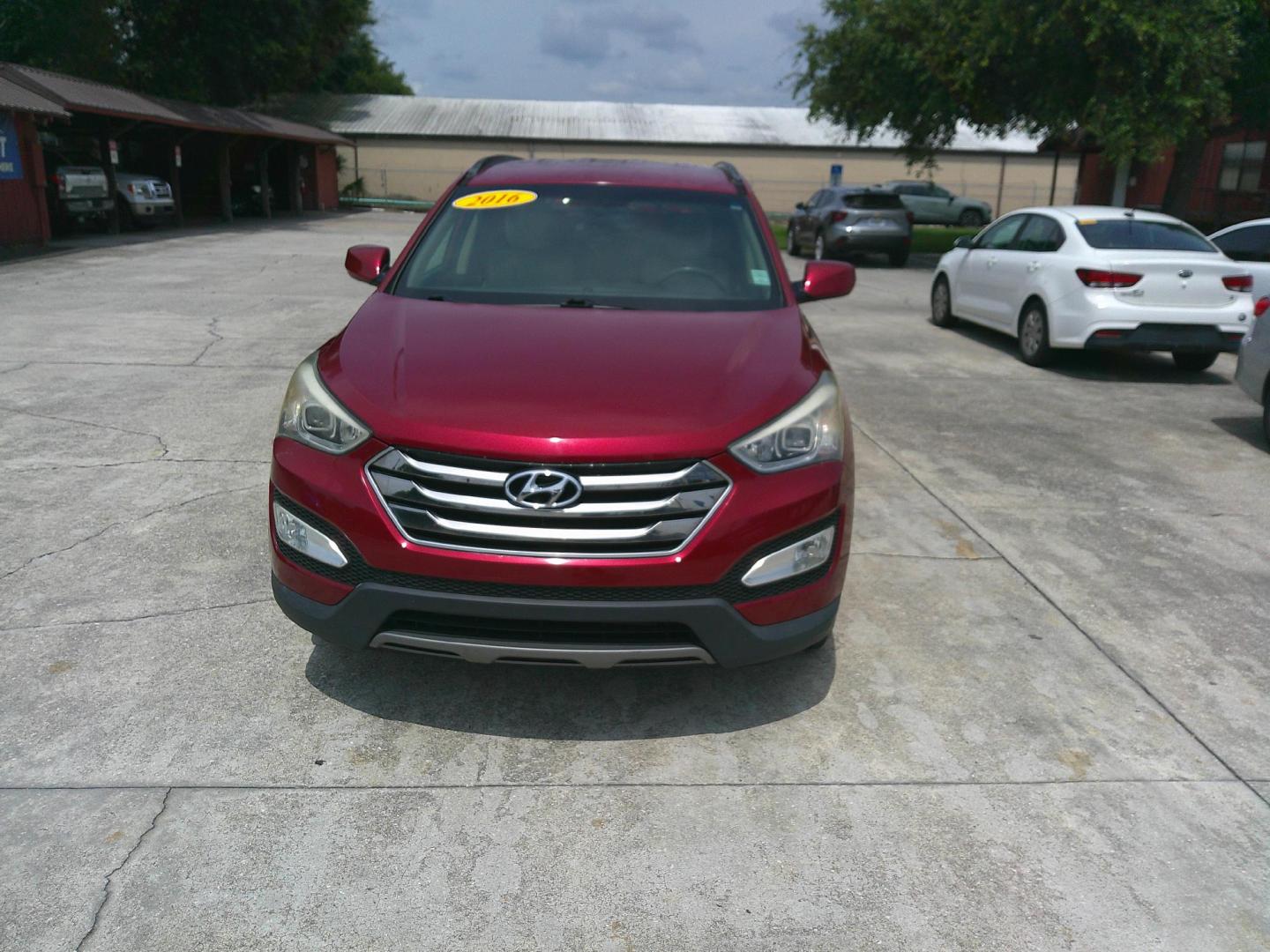 2016 RED HYUNDAI SANTA FE SPORT BASE (5XYZU3LB6GG) , located at 1200 Cassat Avenue, Jacksonville, FL, 32205, (904) 695-1885, 30.302404, -81.731033 - Photo#0
