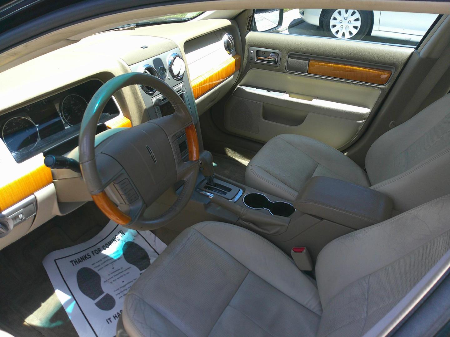 2008 BLACK LINCOLN MKZ BASE (3LNHM26T08R) , located at 390 Hansen Avenue, Orange Park, FL, 32065, (904) 276-7933, 30.130497, -81.787529 - Photo#2