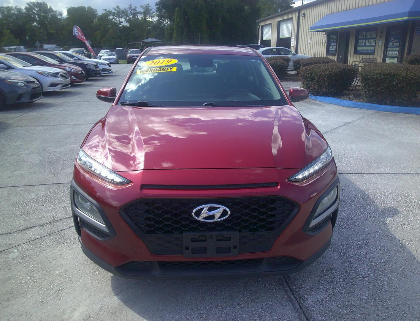 2019 RED HYUNDAI KONA SE (KM8K12AA7KU) , located at 390 Hansen Avenue, Orange Park, FL, 32065, (904) 276-7933, 30.130497, -81.787529 - Photo#0