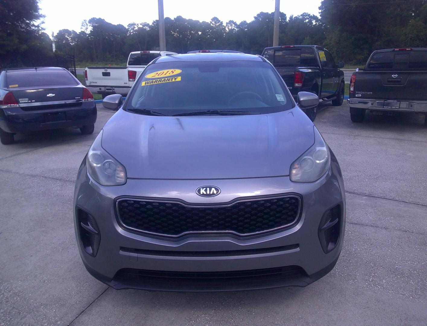 2018 PEWTER KIA SPORTAGE LX (KNDPM3AC9J7) , located at 390 Hansen Avenue, Orange Park, FL, 32065, (904) 276-7933, 30.130497, -81.787529 - Photo#0