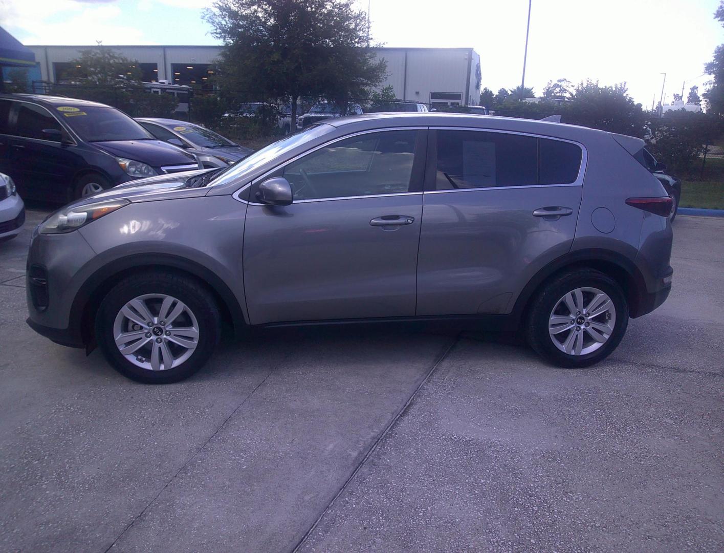 2018 PEWTER KIA SPORTAGE LX (KNDPM3AC9J7) , located at 390 Hansen Avenue, Orange Park, FL, 32065, (904) 276-7933, 30.130497, -81.787529 - Photo#2