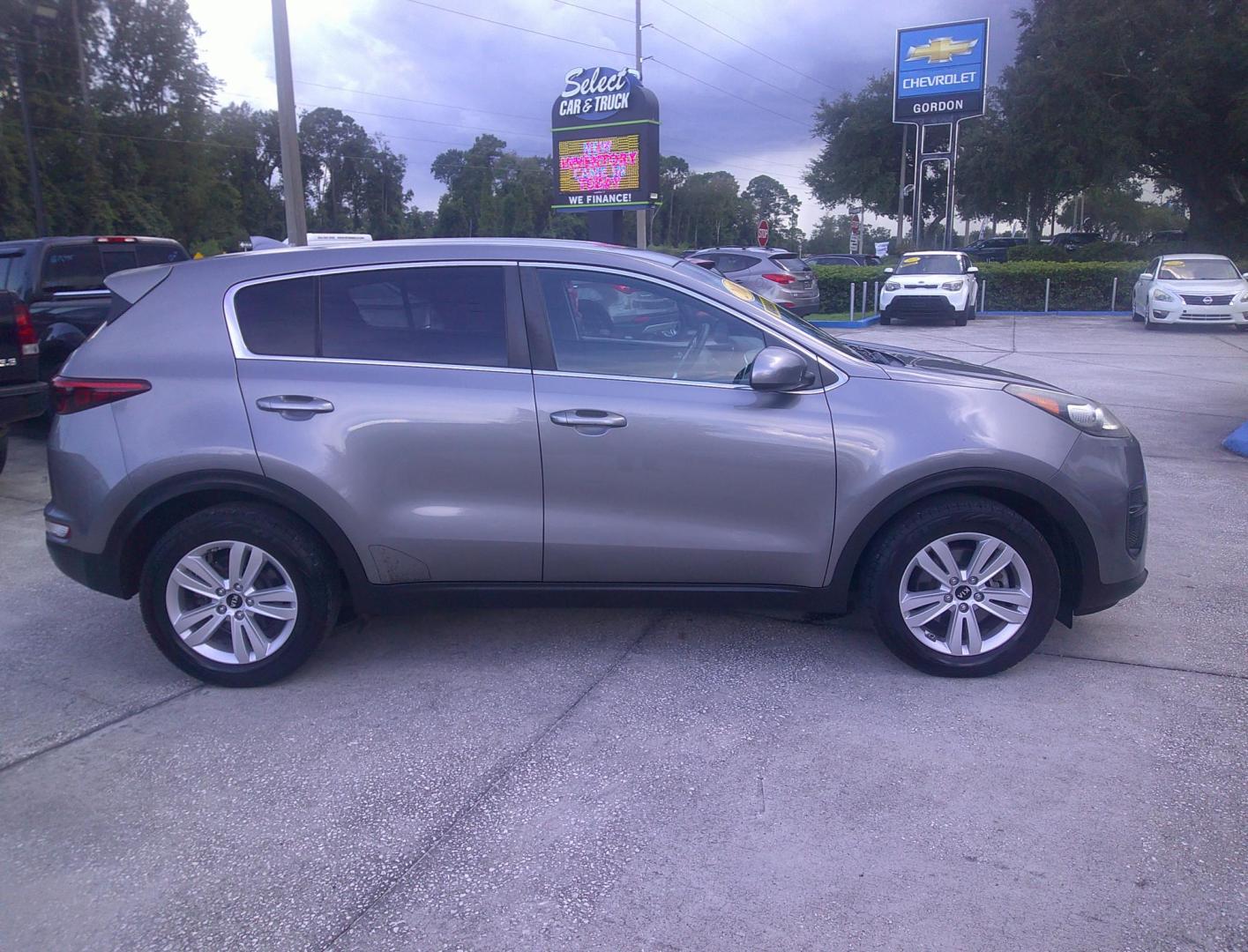2018 PEWTER KIA SPORTAGE LX (KNDPM3AC9J7) , located at 390 Hansen Avenue, Orange Park, FL, 32065, (904) 276-7933, 30.130497, -81.787529 - Photo#1