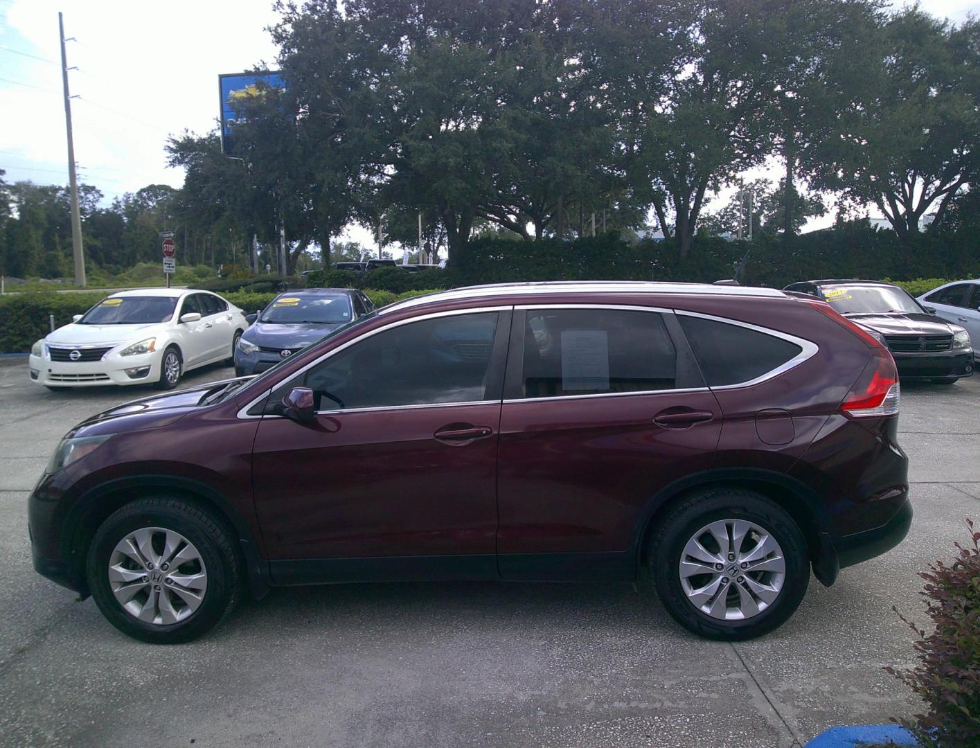 2014 RED HONDA CR-V EX-L (5J6RM3H76EL) , located at 390 Hansen Avenue, Orange Park, FL, 32065, (904) 276-7933, 30.130497, -81.787529 - Photo#2