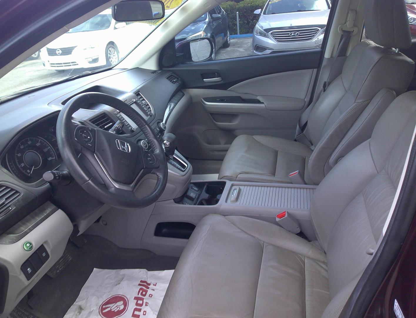 2014 RED HONDA CR-V EX-L (5J6RM3H76EL) , located at 390 Hansen Avenue, Orange Park, FL, 32065, (904) 276-7933, 30.130497, -81.787529 - Photo#3