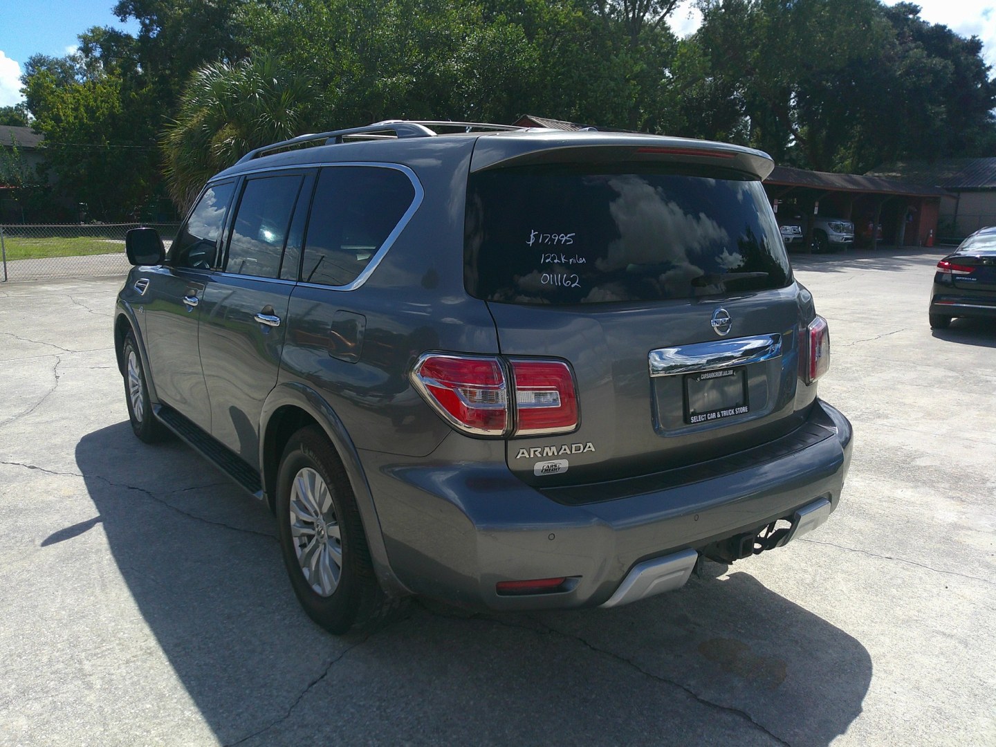 2017 GRAY NISSAN ARMADA SL; PLATINUM; (JN8AY2ND2H9) , located at 390 Hansen Avenue, Orange Park, FL, 32065, (904) 276-7933, 30.130497, -81.787529- Photo#5