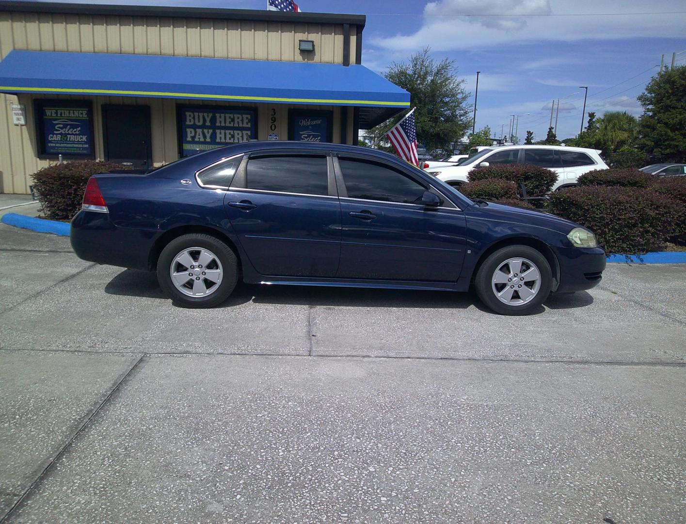 2009 BLUE CHEVROLET IMPALA LT (2G1WT57KX91) , located at 390 Hansen Avenue, Orange Park, FL, 32065, (904) 276-7933, 30.130497, -81.787529 - Photo#2