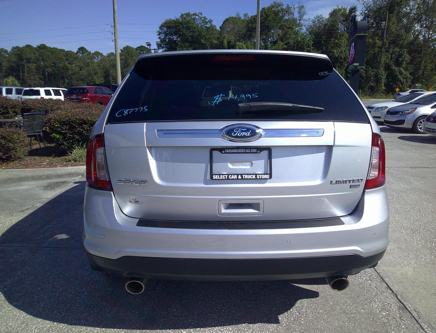 2013 SILVER FORD EDGE LIMITED (2FMDK3KC5DB) , located at 390 Hansen Avenue, Orange Park, FL, 32065, (904) 276-7933, 30.130497, -81.787529 - Photo#3