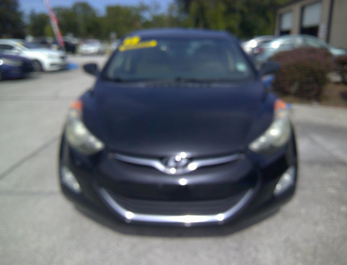 2013 BLACK HYUNDAI ELANTRA GLS; LIMITED (KMHDH4AE8DU) , located at 1200 Cassat Avenue, Jacksonville, FL, 32205, (904) 695-1885, 30.302404, -81.731033 - Photo#0