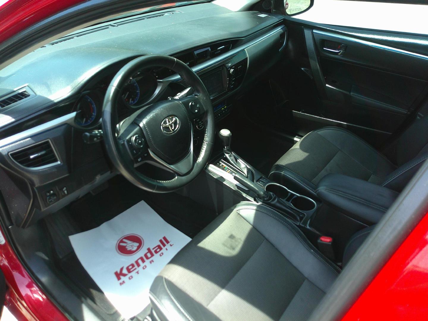 2015 RED TOYOTA COROLLA S; LE; L (2T1BURHEXFC) , located at 390 Hansen Avenue, Orange Park, FL, 32065, (904) 276-7933, 30.130497, -81.787529 - Photo#1