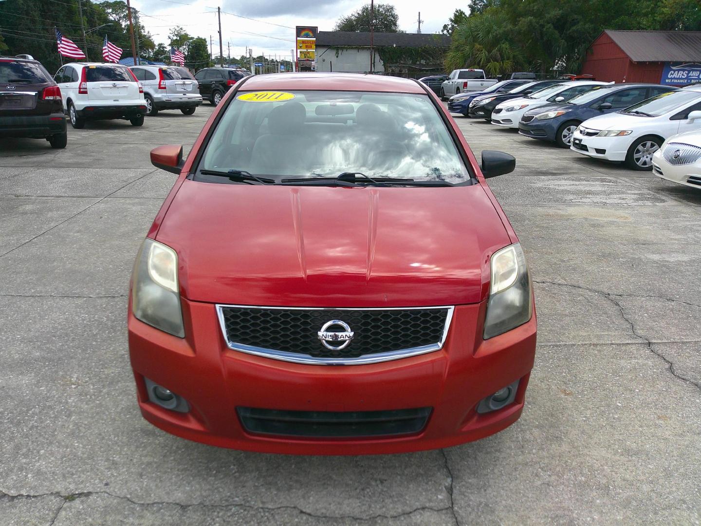 2011 RED NISSAN SENTRA 2.0; 2.0 S; 2 (3N1AB6AP8BL) , located at 1200 Cassat Avenue, Jacksonville, FL, 32205, (904) 695-1885, 30.302404, -81.731033 - Photo#0