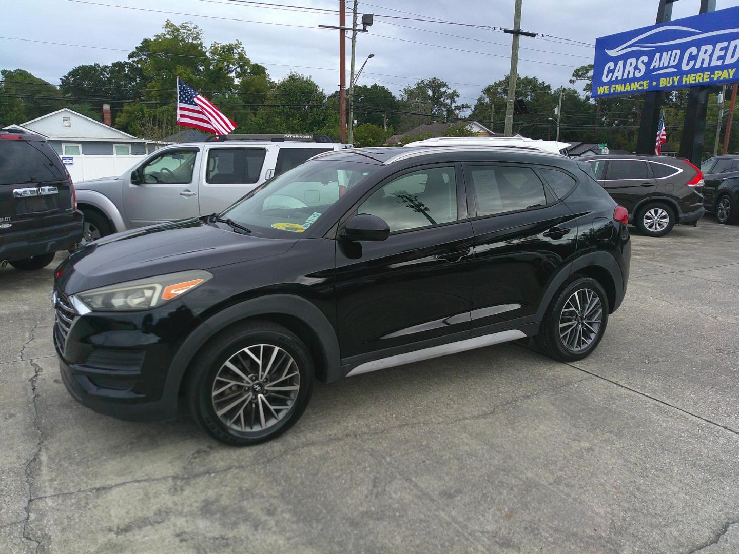 2019 BLACK HYUNDAI TUCSON LIMITED; SPOR (KM8J33AL4KU) , located at 1200 Cassat Avenue, Jacksonville, FL, 32205, (904) 695-1885, 30.302404, -81.731033 - Photo#1