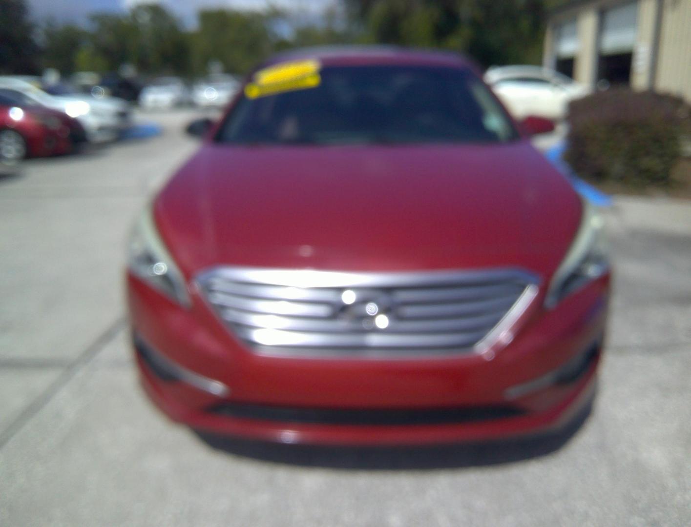 2016 RED HYUNDAI SONATA BASE; SE (5NPE24AF2GH) , located at 390 Hansen Avenue, Orange Park, FL, 32065, (904) 276-7933, 30.130497, -81.787529 - Photo#0