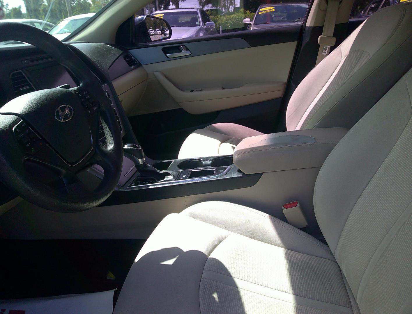 2016 RED HYUNDAI SONATA BASE; SE (5NPE24AF2GH) , located at 390 Hansen Avenue, Orange Park, FL, 32065, (904) 276-7933, 30.130497, -81.787529 - Photo#1