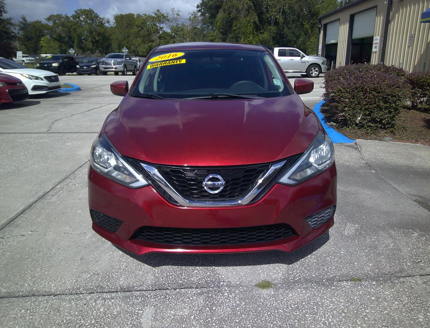 2016 BURGUNDY NISSAN SENTRA SR; S; SL; SV (3N1AB7AP2GL) , located at 390 Hansen Avenue, Orange Park, FL, 32065, (904) 276-7933, 30.130497, -81.787529 - Photo#0