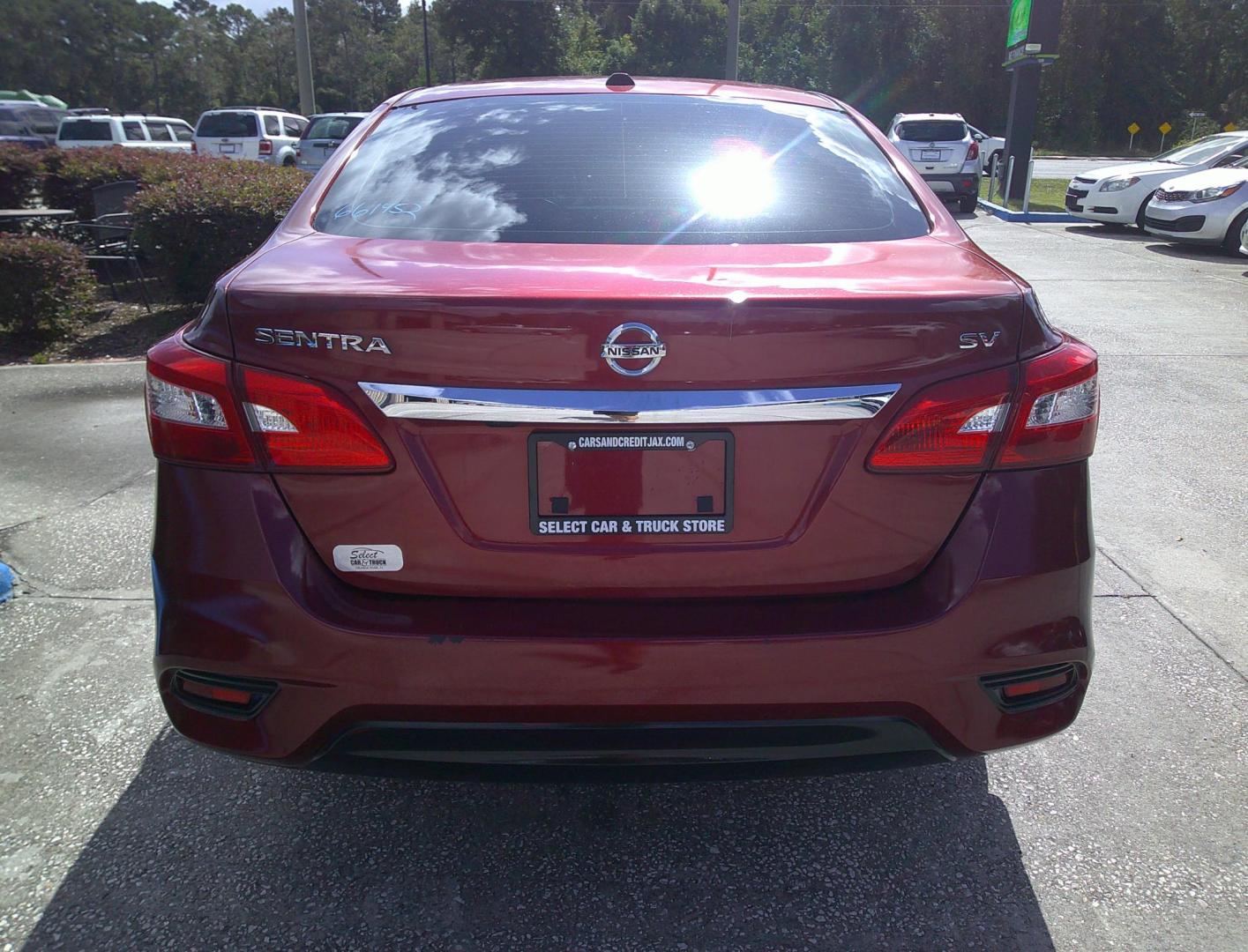 2016 BURGUNDY NISSAN SENTRA SR; S; SL; SV (3N1AB7AP2GL) , located at 390 Hansen Avenue, Orange Park, FL, 32065, (904) 276-7933, 30.130497, -81.787529 - Photo#3
