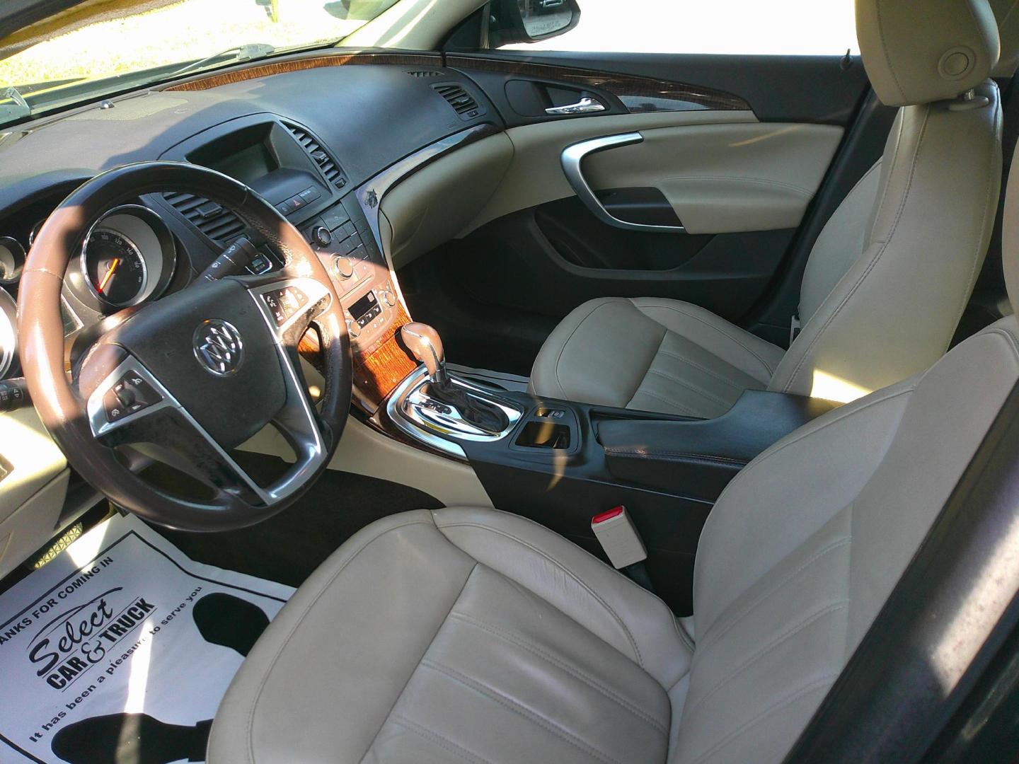 2012 BLACK BUICK REGAL (2G4GS5EV4C9) , located at 390 Hansen Avenue, Orange Park, FL, 32065, (904) 276-7933, 30.130497, -81.787529 - Photo#2