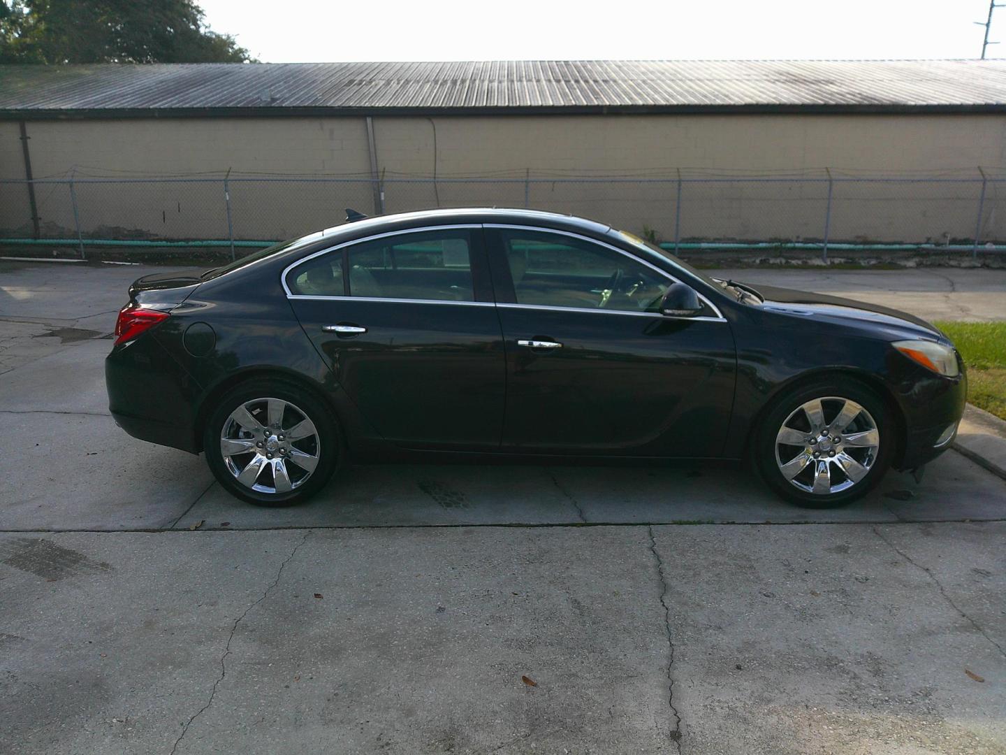 2012 BLACK BUICK REGAL (2G4GS5EV4C9) , located at 390 Hansen Avenue, Orange Park, FL, 32065, (904) 276-7933, 30.130497, -81.787529 - Photo#4
