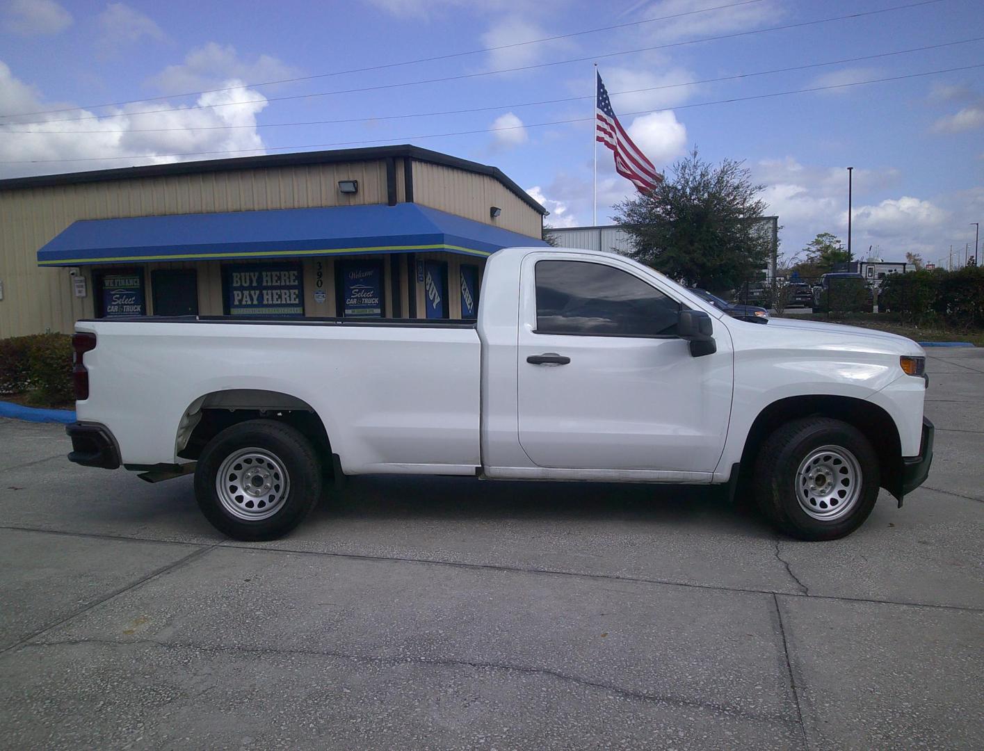 2021 WHITE CHEVROLET SILVERADO WORK TRUCK (3GCNWAEKXMG) , located at 390 Hansen Avenue, Orange Park, FL, 32065, (904) 276-7933, 30.130497, -81.787529 - Photo#4