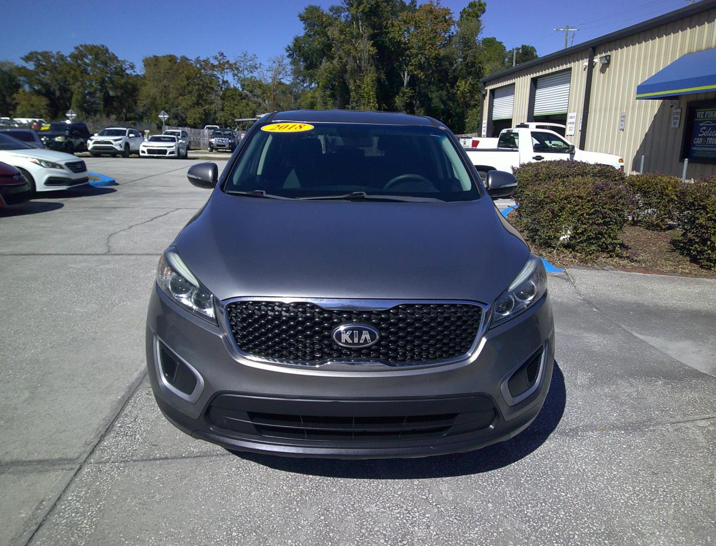 2018 GRAY KIA SORENTO LX; L (5XYPG4A3XJG) , located at 390 Hansen Avenue, Orange Park, FL, 32065, (904) 276-7933, 30.130497, -81.787529 - Photo#0
