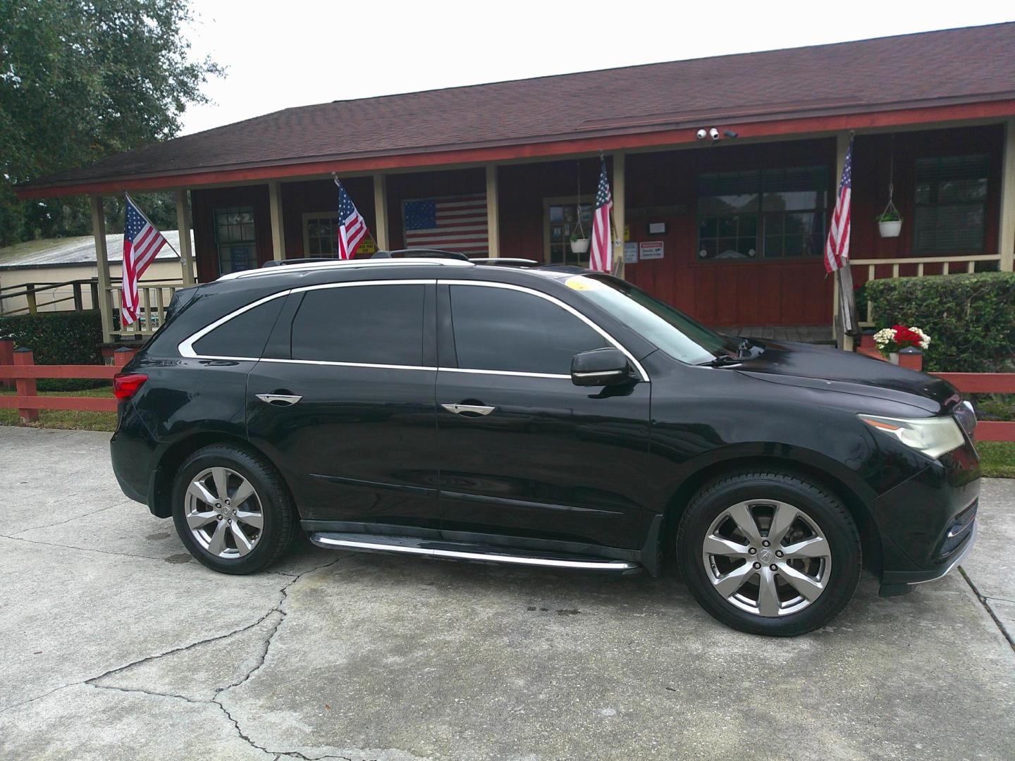 2014 BLACK ACURA MDX ADVANCE PKG. (5FRYD4H88EB) , located at 1200 Cassat Avenue, Jacksonville, FL, 32205, (904) 695-1885, 30.302404, -81.731033 - Photo#7