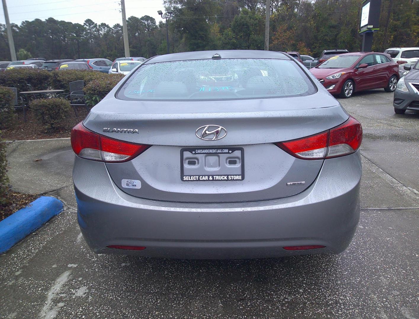 2011 GRAY HYUNDAI ELANTRA GLS; LIMITED (KMHDH4AE3BU) , located at 390 Hansen Avenue, Orange Park, FL, 32065, (904) 276-7933, 30.130497, -81.787529 - Photo#3