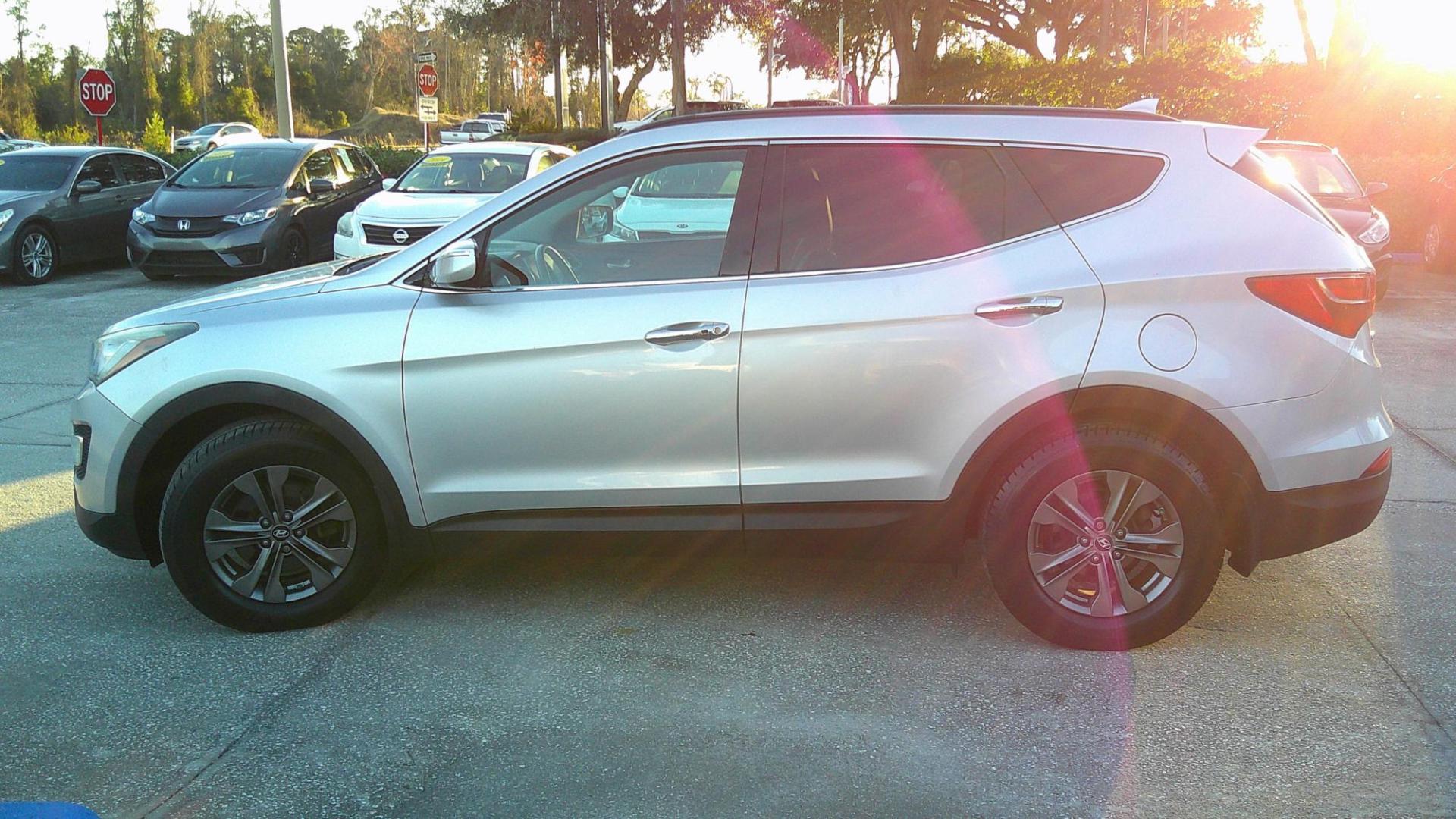2014 SILVER HYUNDAI SANTA FE SPORT BASE (5XYZUDLB9EG) , located at 390 Hansen Avenue, Orange Park, FL, 32065, (904) 276-7933, 30.130497, -81.787529 - Photo#2