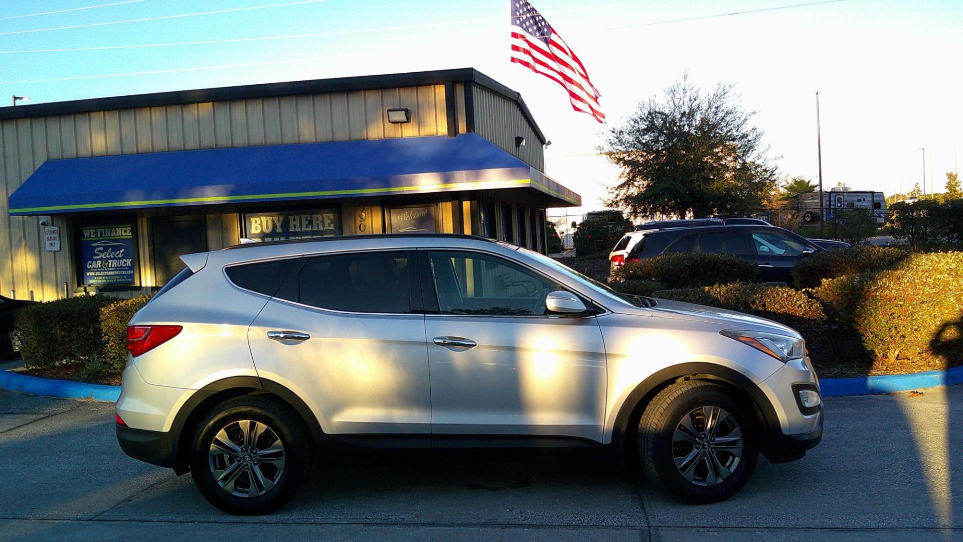 2014 SILVER HYUNDAI SANTA FE SPORT BASE (5XYZUDLB9EG) , located at 390 Hansen Avenue, Orange Park, FL, 32065, (904) 276-7933, 30.130497, -81.787529 - Photo#4