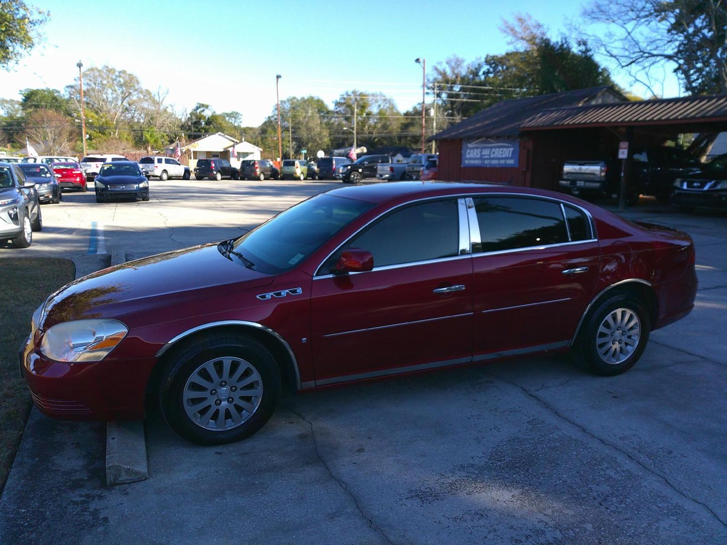 2008 RED BUICK LUCERNE CX (1G4HP572X8U) , located at 1200 Cassat Avenue, Jacksonville, FL, 32205, (904) 695-1885, 30.302404, -81.731033 - Photo#1