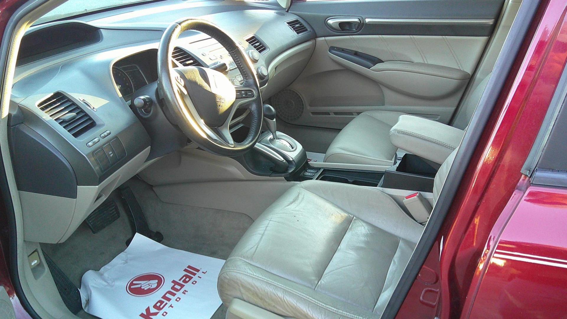 2010 RED HONDA CIVIC EX-L (19XFA1F9XAE) , located at 390 Hansen Avenue, Orange Park, FL, 32065, (904) 276-7933, 30.130497, -81.787529 - Photo#1