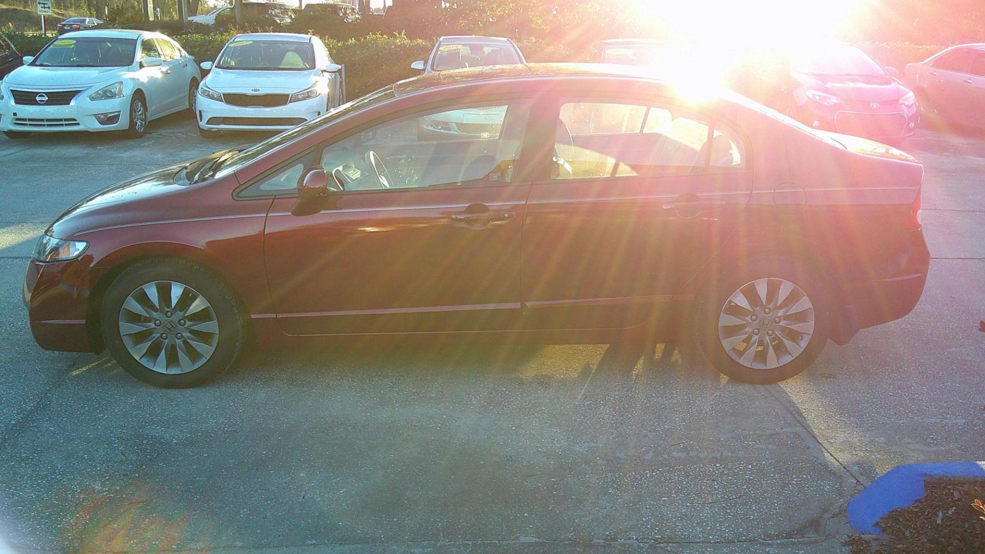 2010 RED HONDA CIVIC EX-L (19XFA1F9XAE) , located at 390 Hansen Avenue, Orange Park, FL, 32065, (904) 276-7933, 30.130497, -81.787529 - Photo#2