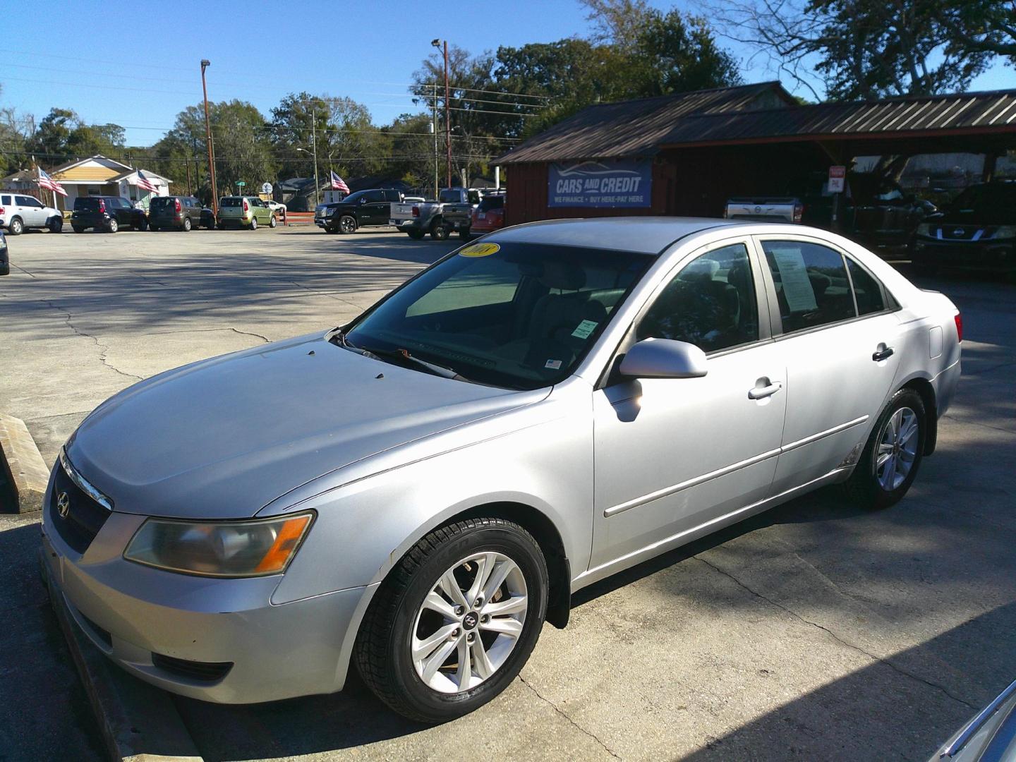 2008 SILVER HYUNDAI SONATA GLS (5NPET46C48H) , located at 1200 Cassat Avenue, Jacksonville, FL, 32205, (904) 695-1885, 30.302404, -81.731033 - Photo#1