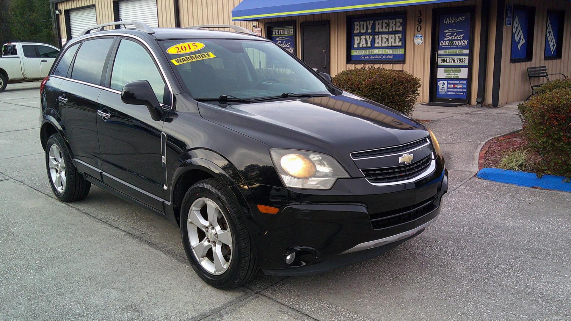 2015 BLACK CHEVROLET CAPTIVA SPORT 1LT (3GNAL3EK9FS) , located at 390 Hansen Avenue, Orange Park, FL, 32065, (904) 276-7933, 30.130497, -81.787529 - Photo#0