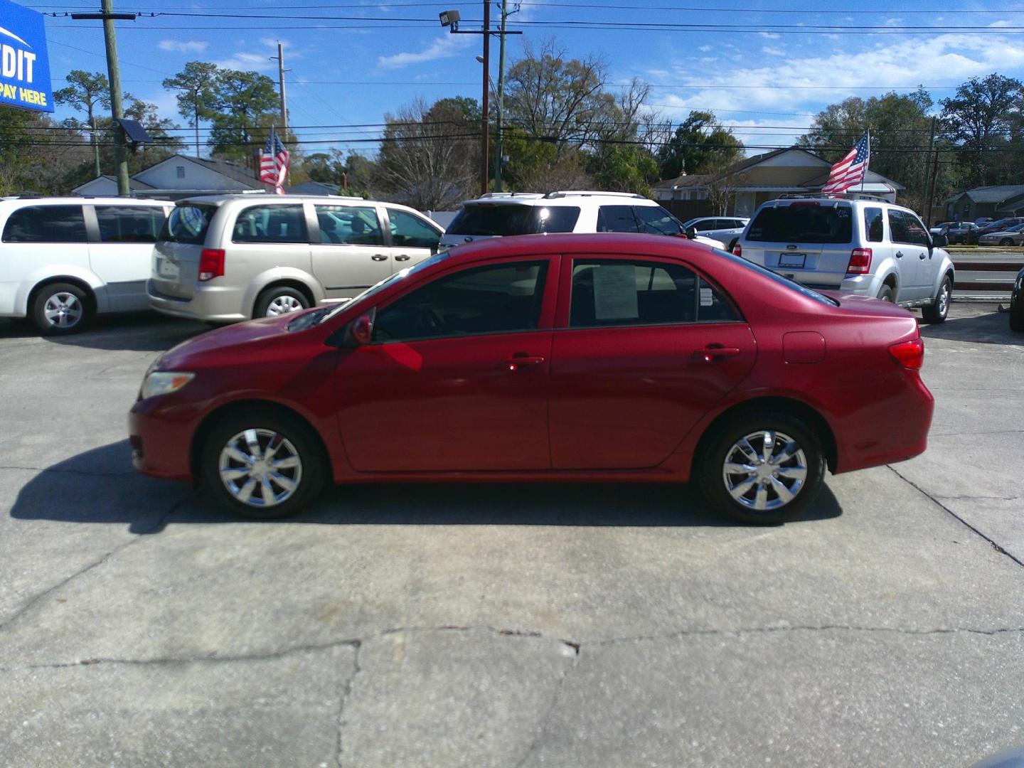 2010 RED TOYOTA COROLLA BASE; S; LE; (JTDBU4EE4AJ) , located at 1200 Cassat Avenue, Jacksonville, FL, 32205, (904) 695-1885, 30.302404, -81.731033 - Photo#1