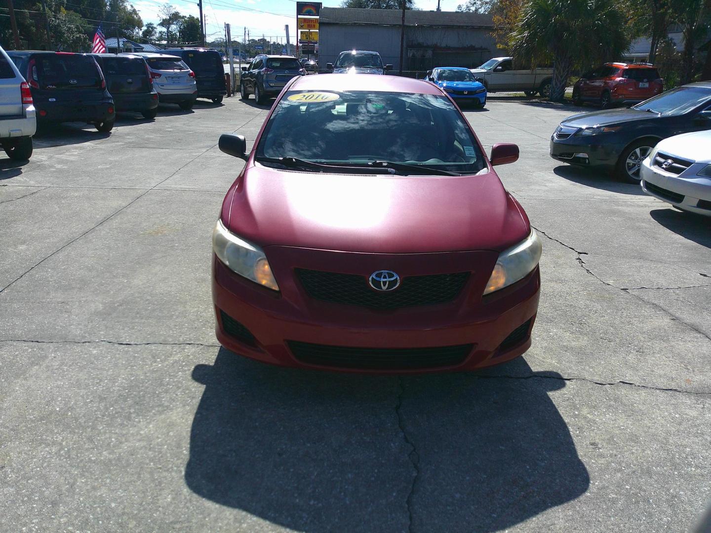 2010 RED TOYOTA COROLLA BASE; S; LE; (JTDBU4EE4AJ) , located at 1200 Cassat Avenue, Jacksonville, FL, 32205, (904) 695-1885, 30.302404, -81.731033 - Photo#0