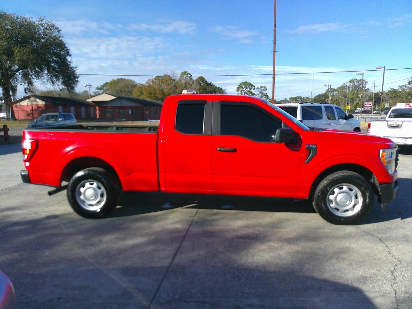 2021 RED FORD F-150 STX; XL; XLT; (1FTEX1C83MK) , located at 1200 Cassat Avenue, Jacksonville, FL, 32205, (904) 695-1885, 30.302404, -81.731033 - Photo#4