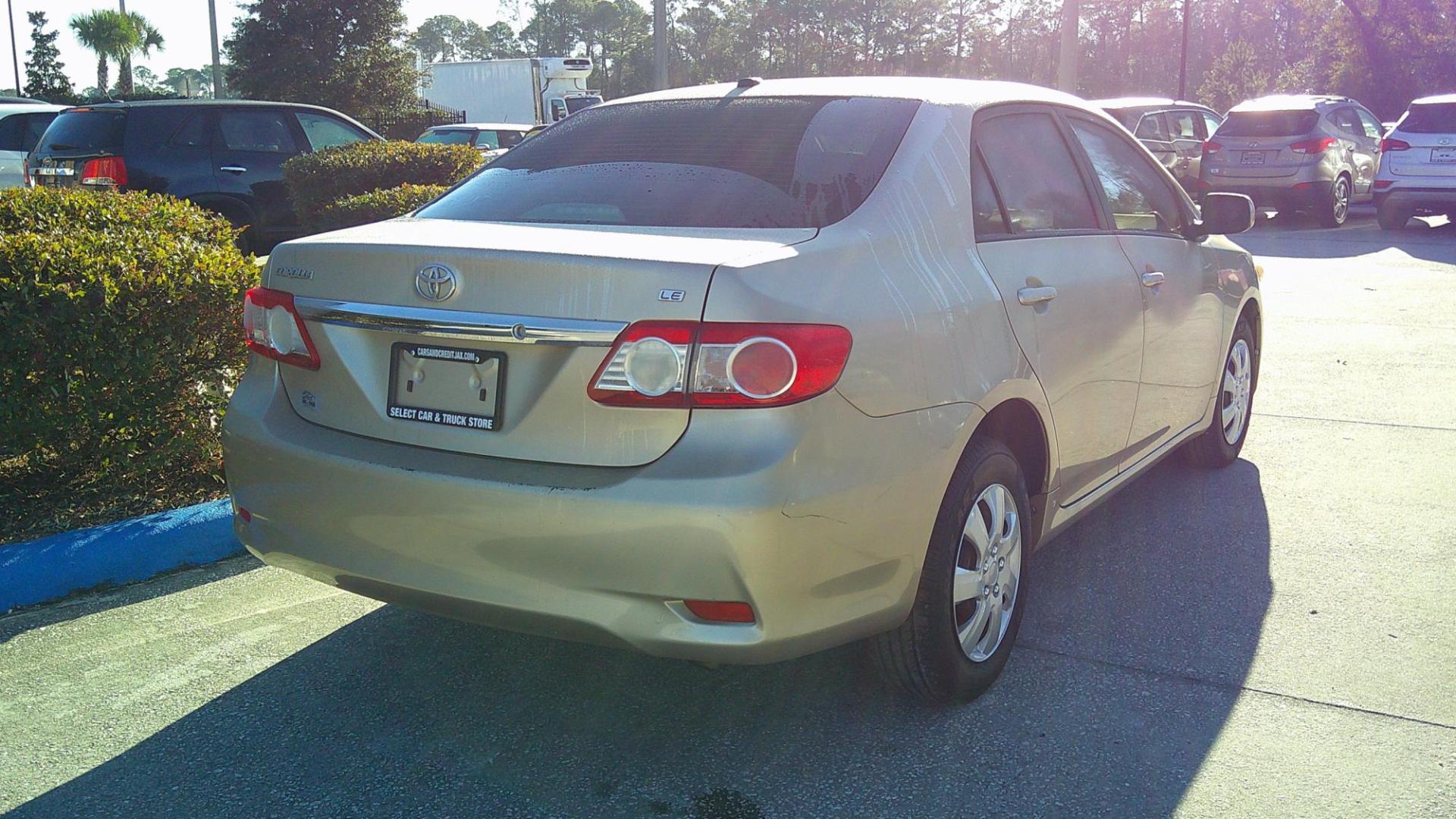 2011 BEIGE TOYOTA COROLLA BASE; S; LE; (JTDBU4EE1B9) , located at 390 Hansen Avenue, Orange Park, FL, 32065, (904) 276-7933, 30.130497, -81.787529 - Photo#2
