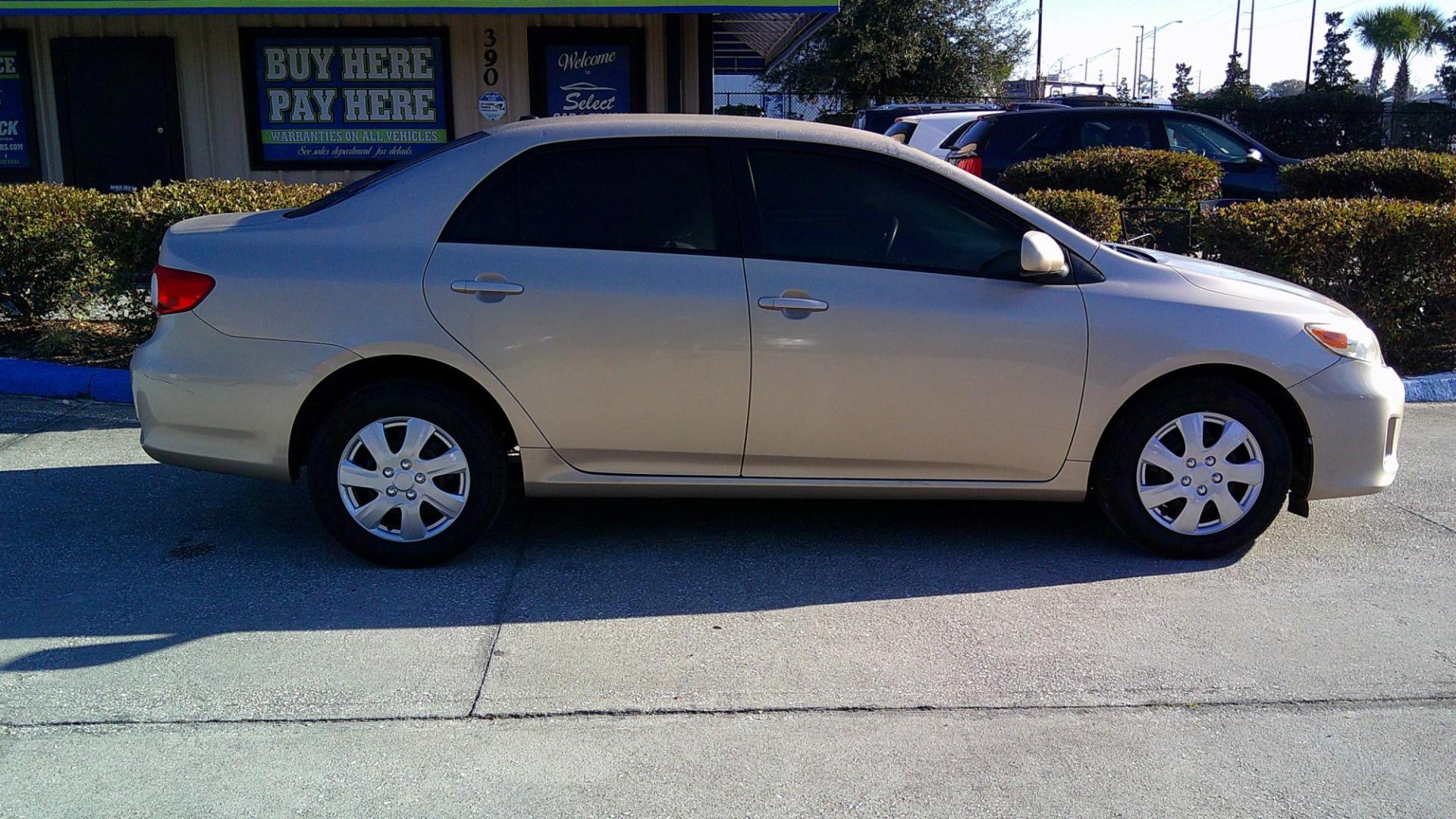 2011 BEIGE TOYOTA COROLLA BASE; S; LE; (JTDBU4EE1B9) , located at 390 Hansen Avenue, Orange Park, FL, 32065, (904) 276-7933, 30.130497, -81.787529 - Photo#4