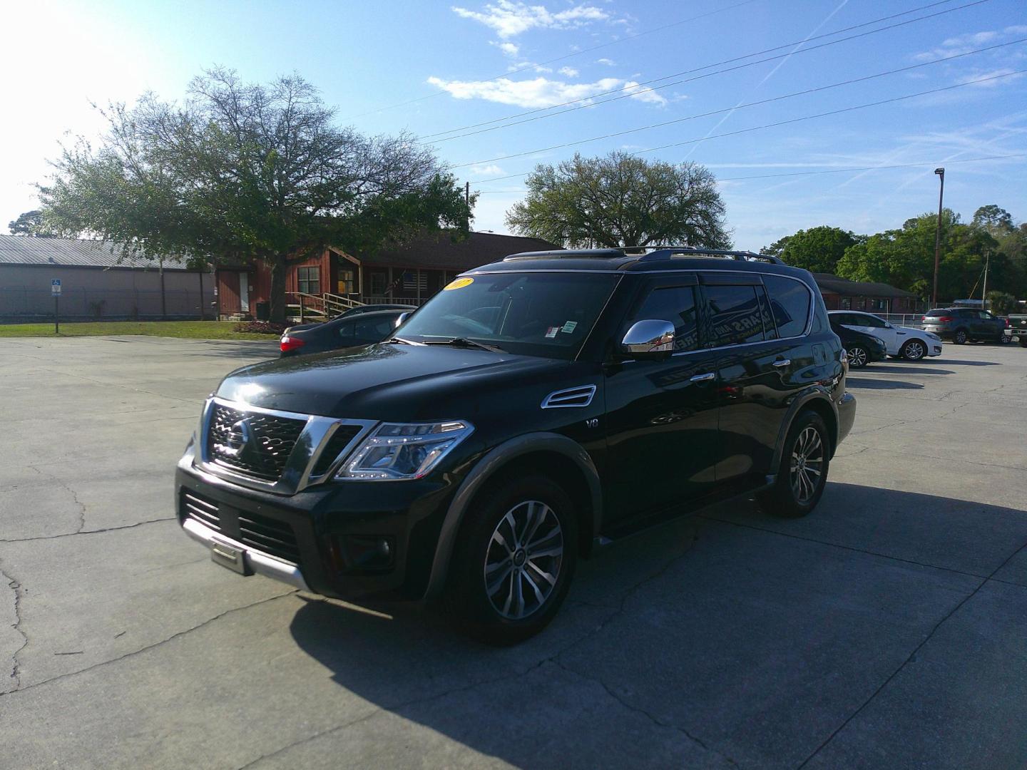 2017 BLACK NISSAN ARMADA SL; PLATINUM; (JN8AY2NF0H9) , located at 1200 Cassat Avenue, Jacksonville, FL, 32205, (904) 695-1885, 30.302404, -81.731033 - Photo#1