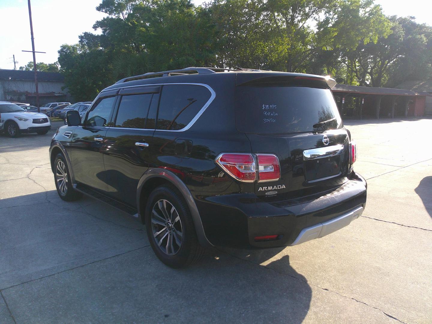 2017 BLACK NISSAN ARMADA SL; PLATINUM; (JN8AY2NF0H9) , located at 1200 Cassat Avenue, Jacksonville, FL, 32205, (904) 695-1885, 30.302404, -81.731033 - Photo#8