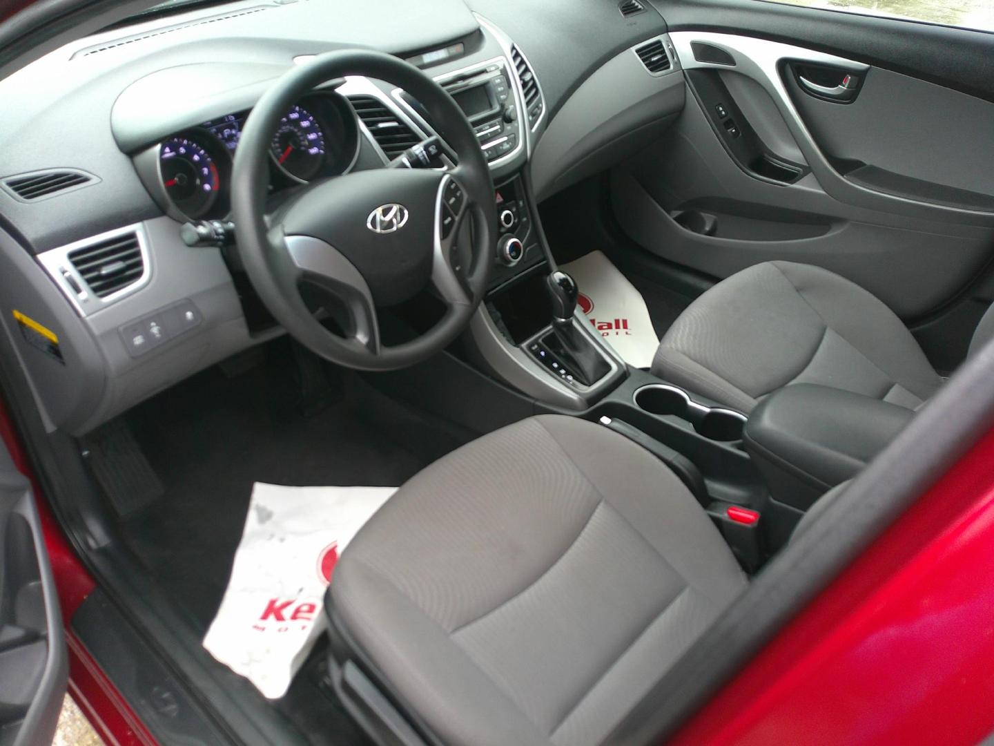 2016 RED HYUNDAI ELANTRA LIMITED; SE; (5NPDH4AE8GH) , located at 1200 Cassat Avenue, Jacksonville, FL, 32205, (904) 695-1885, 30.302404, -81.731033 - Photo#2