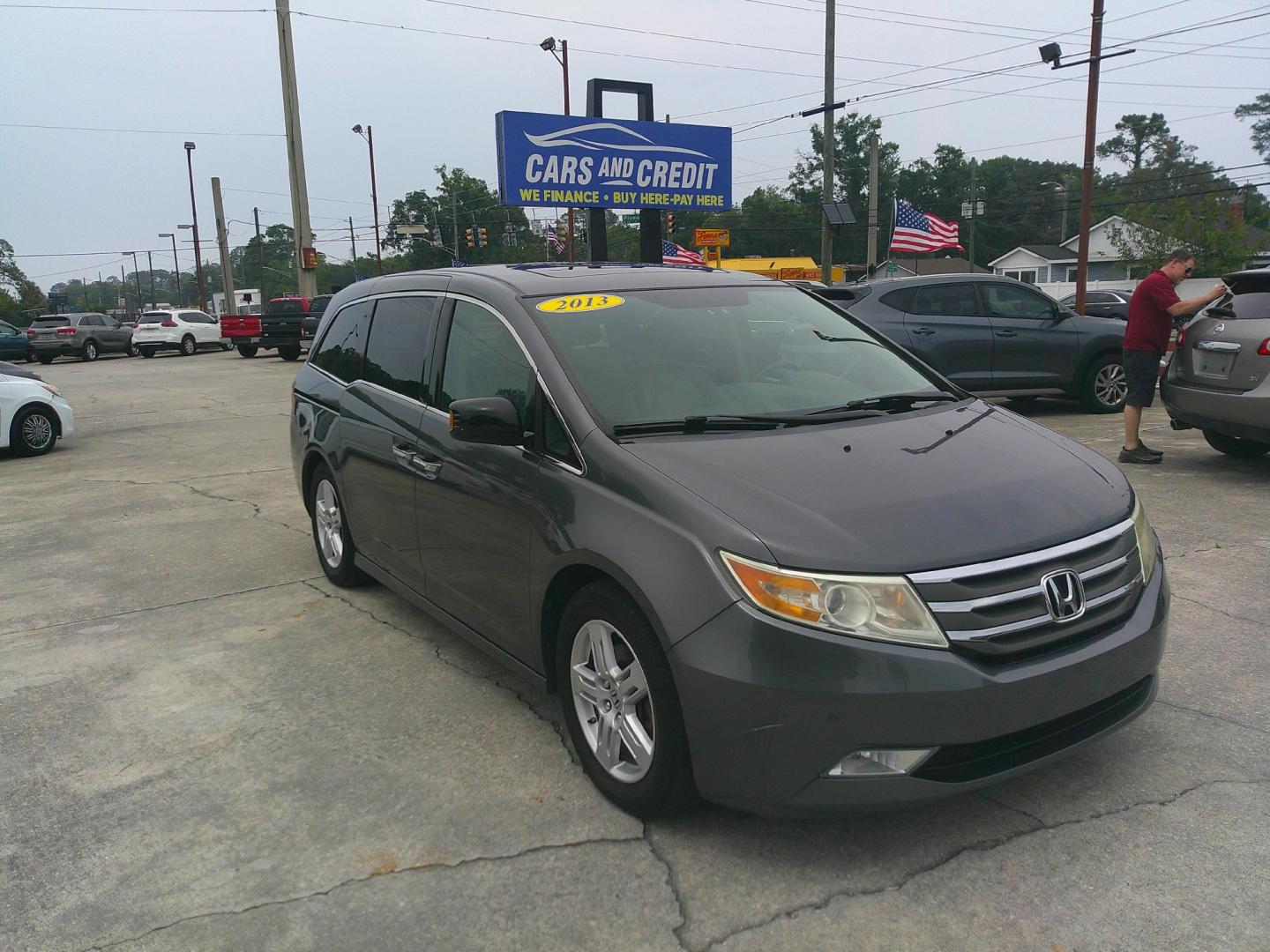 2013 BLUE HONDA ODYSSEY TOURING (5FNRL5H90DB) , located at 390 Hansen Avenue, Orange Park, FL, 32065, (904) 276-7933, 30.130497, -81.787529 - Photo#0