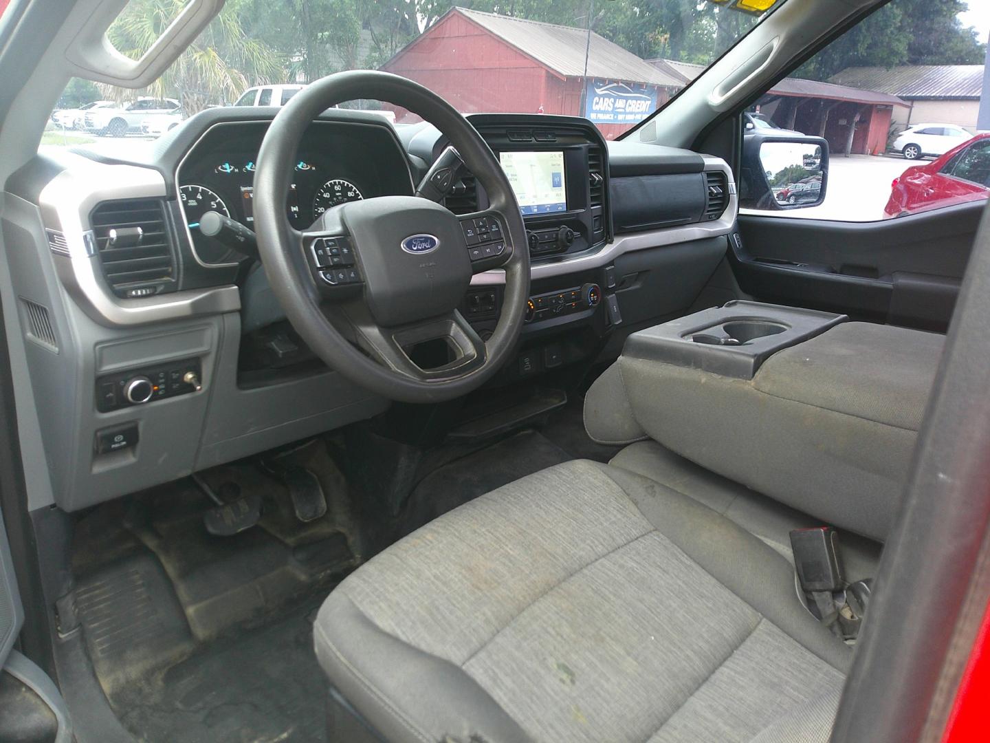 2021 RED FORD F-150 STX; XL; XLT (1FTNF1C85MK) , located at 390 Hansen Avenue, Orange Park, FL, 32065, (904) 276-7933, 30.130497, -81.787529- Photo#2