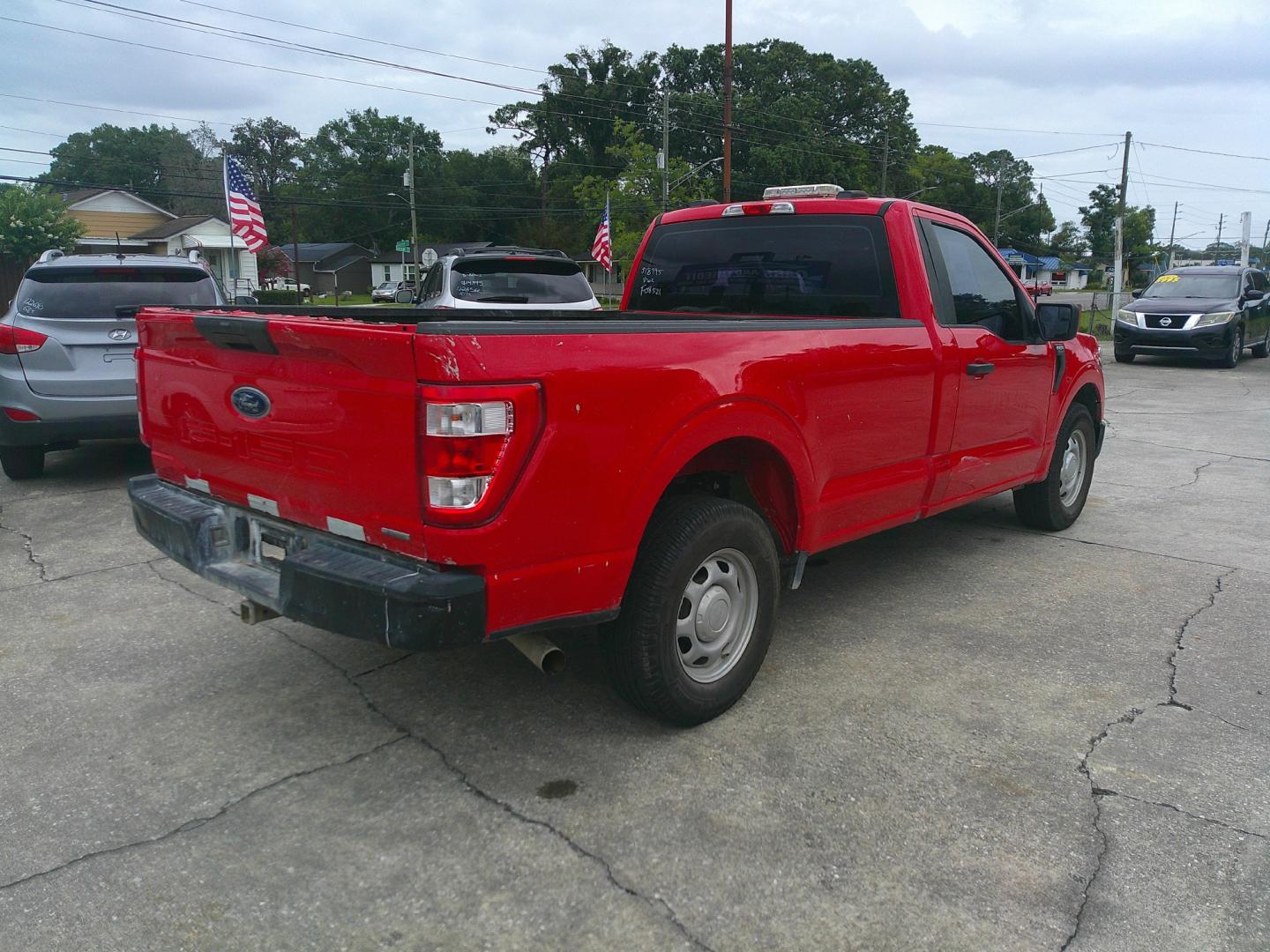 2021 RED FORD F-150 STX; XL; XLT (1FTNF1C85MK) , located at 390 Hansen Avenue, Orange Park, FL, 32065, (904) 276-7933, 30.130497, -81.787529- Photo#4