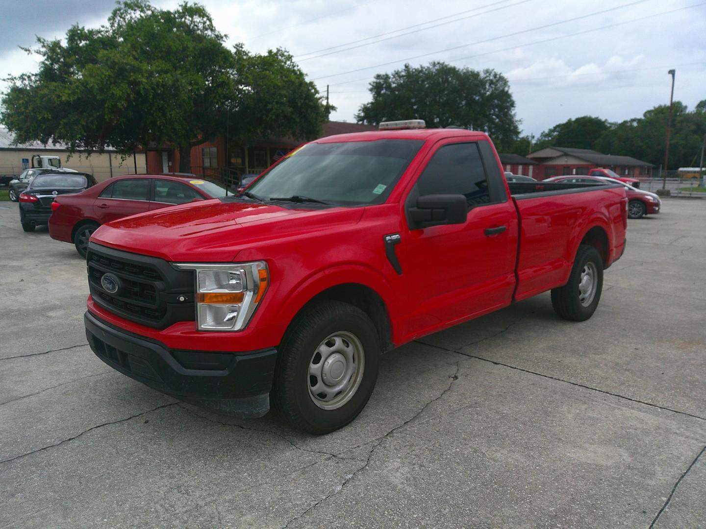 2022 RED FORD F-150 STX; XL; XLT (1FTNF1C80NK) , located at 390 Hansen Avenue, Orange Park, FL, 32065, (904) 276-7933, 30.130497, -81.787529- Photo#1