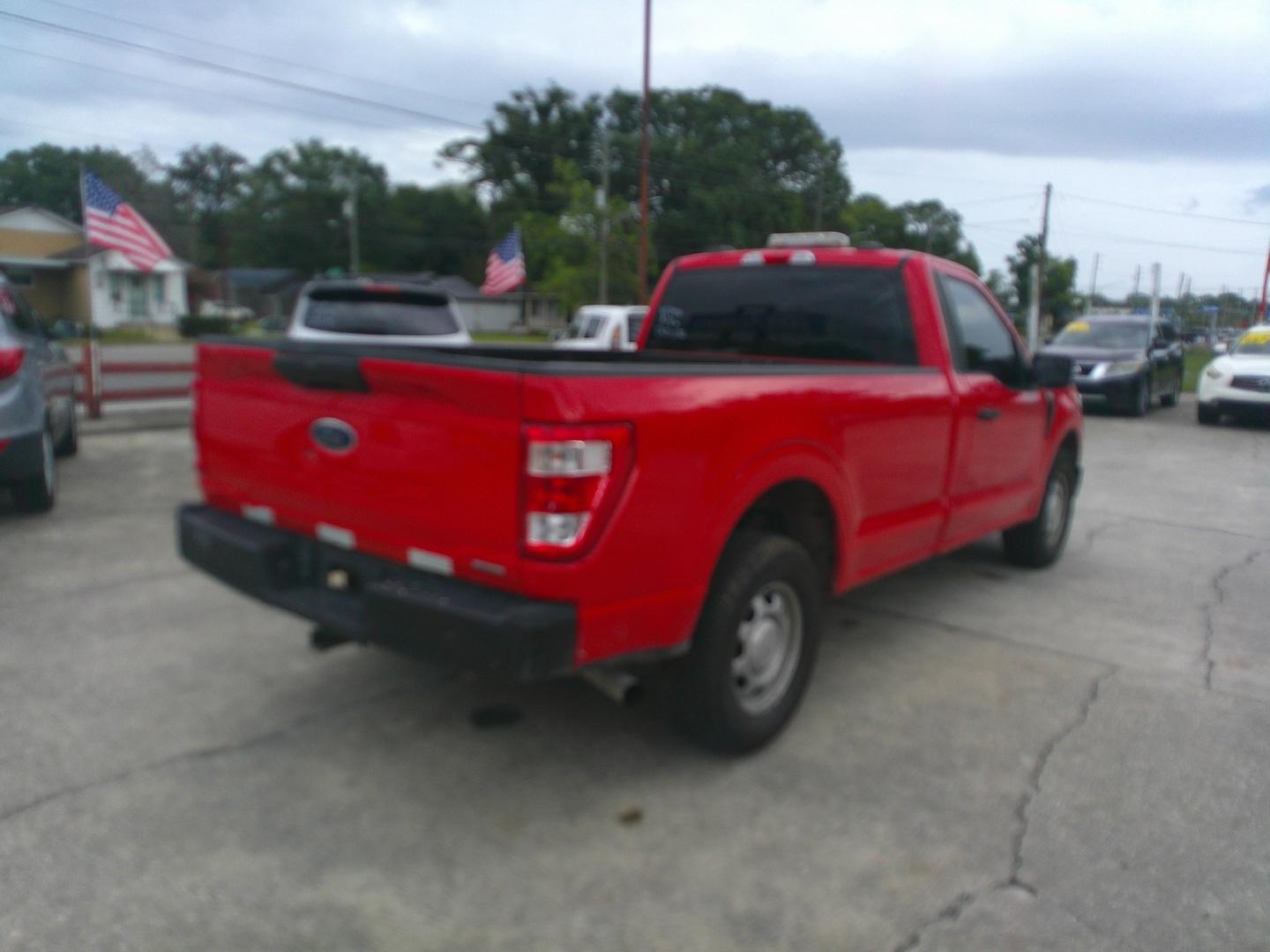 2022 RED FORD F-150 STX; XL; XLT (1FTNF1C80NK) , located at 390 Hansen Avenue, Orange Park, FL, 32065, (904) 276-7933, 30.130497, -81.787529- Photo#4