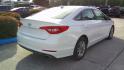 2015 WHITE HYUNDAI SONATA SE (5NPE24AF6FH) , located at 1200 Cassat Avenue, Jacksonville, FL, 32205, (904) 695-1885, 30.302404, -81.731033- Photo#2