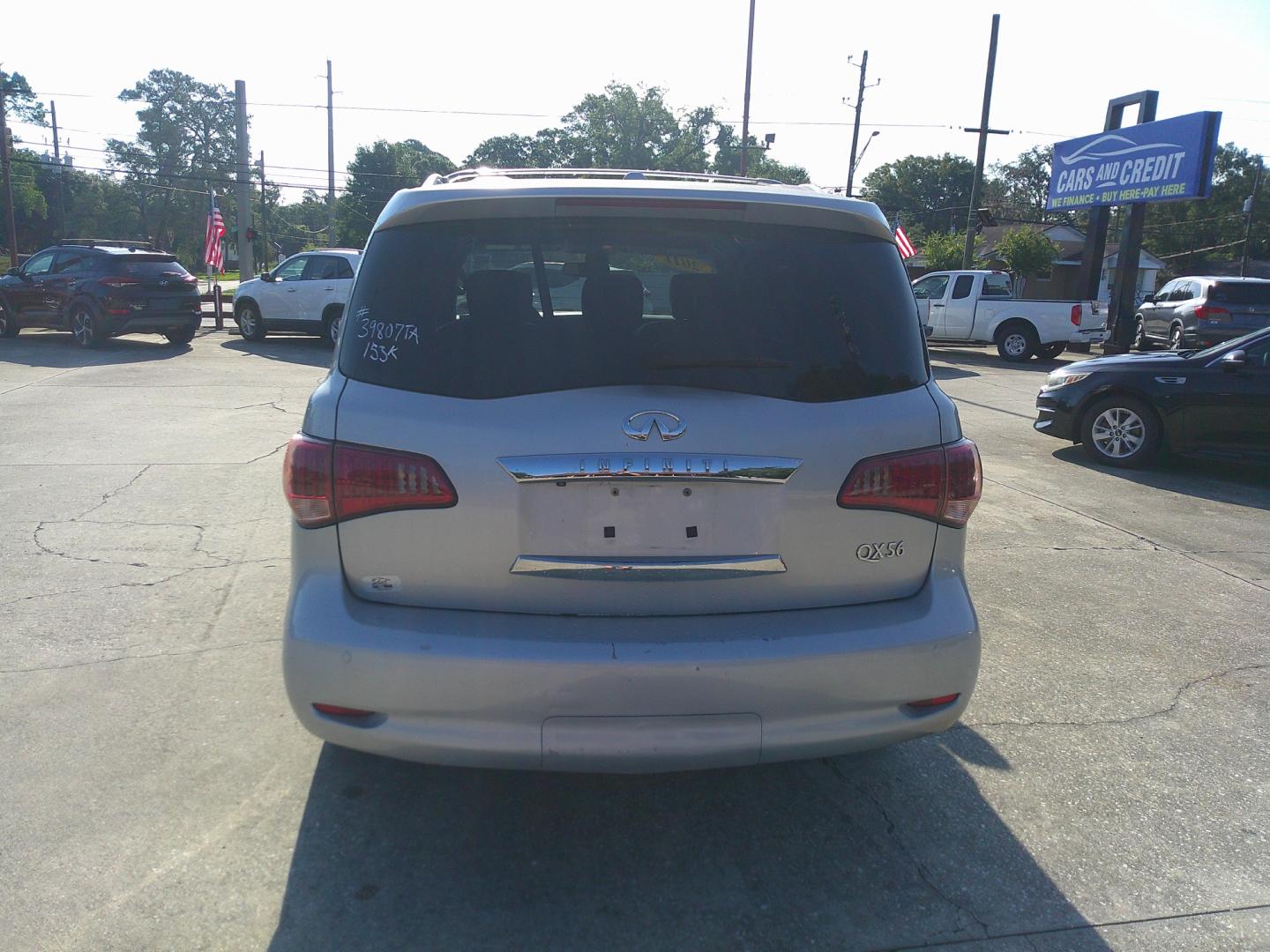 2011 SILVER INFINITI QX56 (JN8AZ2NC9B9) , located at 390 Hansen Avenue, Orange Park, FL, 32065, (904) 276-7933, 30.130497, -81.787529- Photo#3