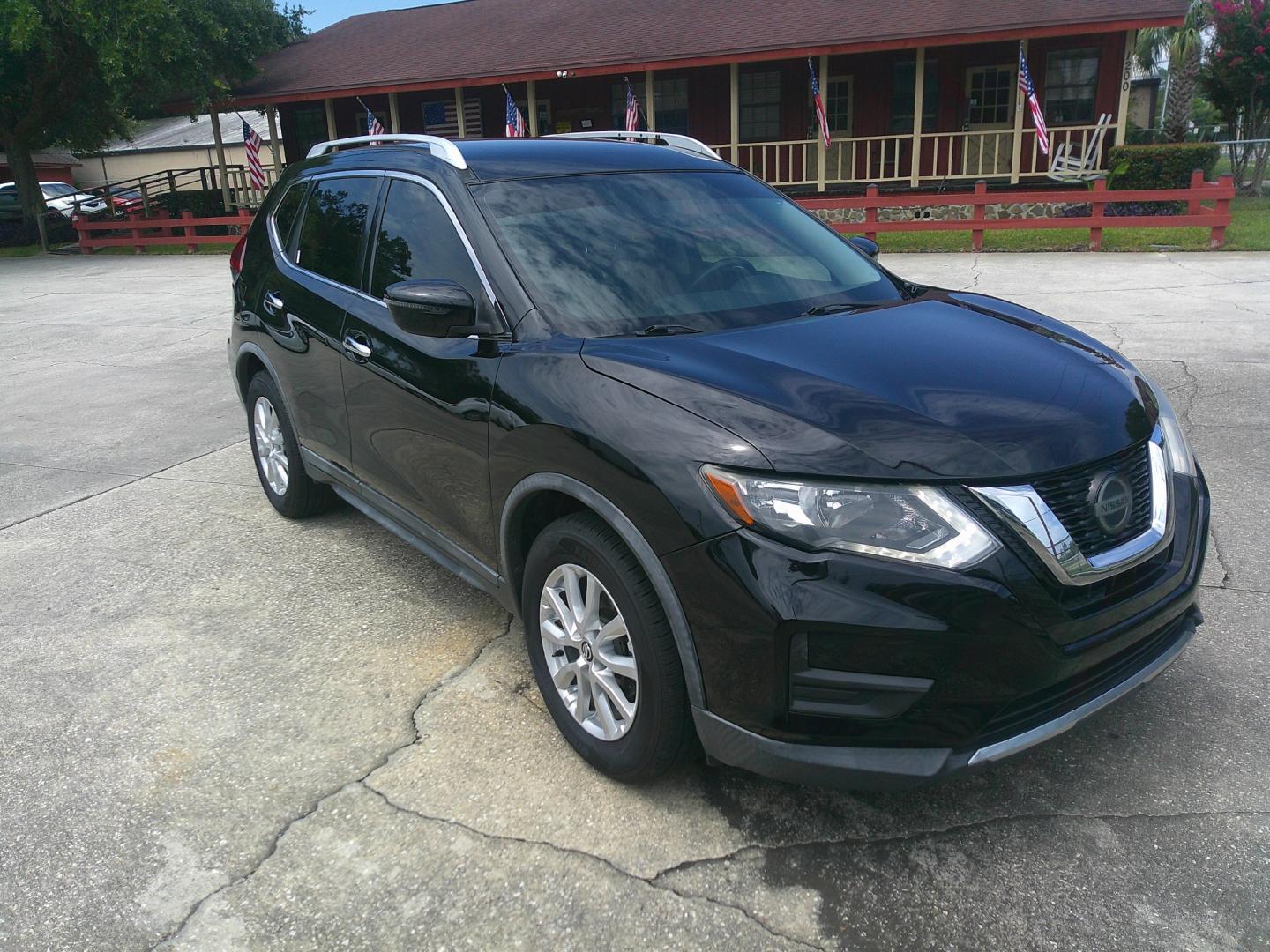 2018 BLACK NISSAN ROGUE S; SL; SV (KNMAT2MT6JP) , located at 1200 Cassat Avenue, Jacksonville, FL, 32205, (904) 695-1885, 30.302404, -81.731033- Photo#0