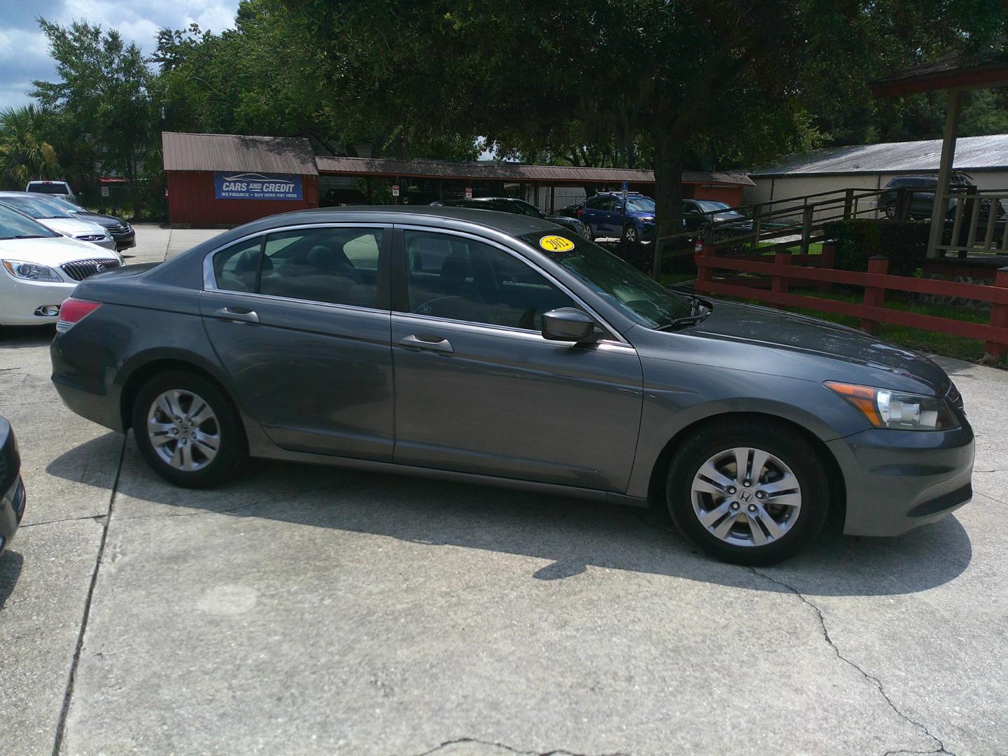 2012 GRAY HONDA ACCORD SE (1HGCP2F63CA) , located at 1200 Cassat Avenue, Jacksonville, FL, 32205, (904) 695-1885, 30.302404, -81.731033- Photo#4