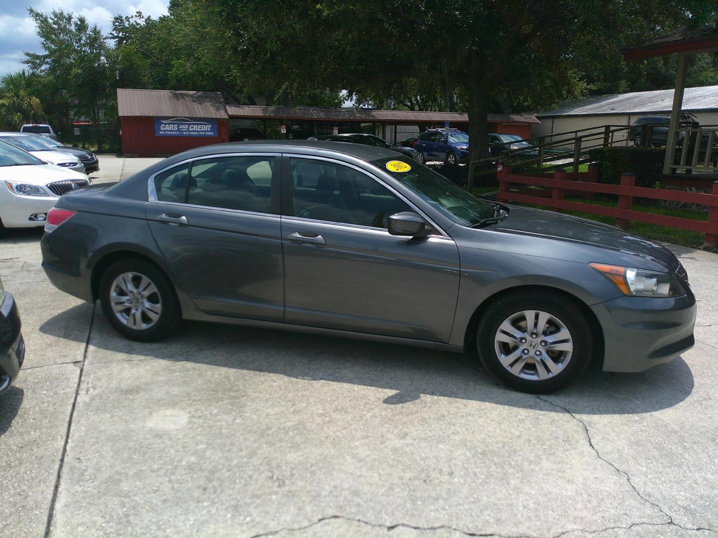 2012 GRAY HONDA ACCORD SE (1HGCP2F63CA) , located at 1200 Cassat Avenue, Jacksonville, FL, 32205, (904) 695-1885, 30.302404, -81.731033- Photo#5